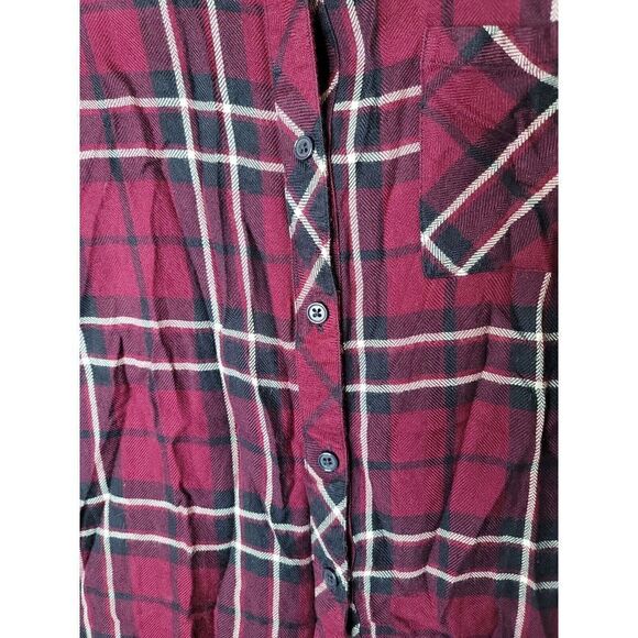 Rails Women's Red Plaid Shirt Size Small t75 - Picture 5 of 7